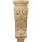 Ekena Millwork 7"W x 4"D x 20"H Large Farmingdale Acanthus Pilaster Corbel, Cherry COR07X03X20FRCH - alternate 3
